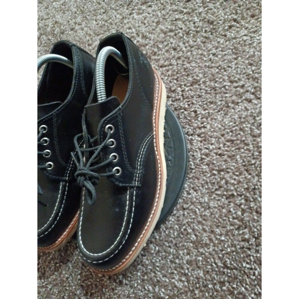 CHIPPEWA ODESSA 4INCH MOC TOE BOOTS US 7.5 D Black OCM501001 RARE! NEW! - Picture 2 of 6